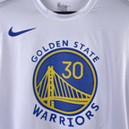Golden State Warriors #30 White Jersey - View 004