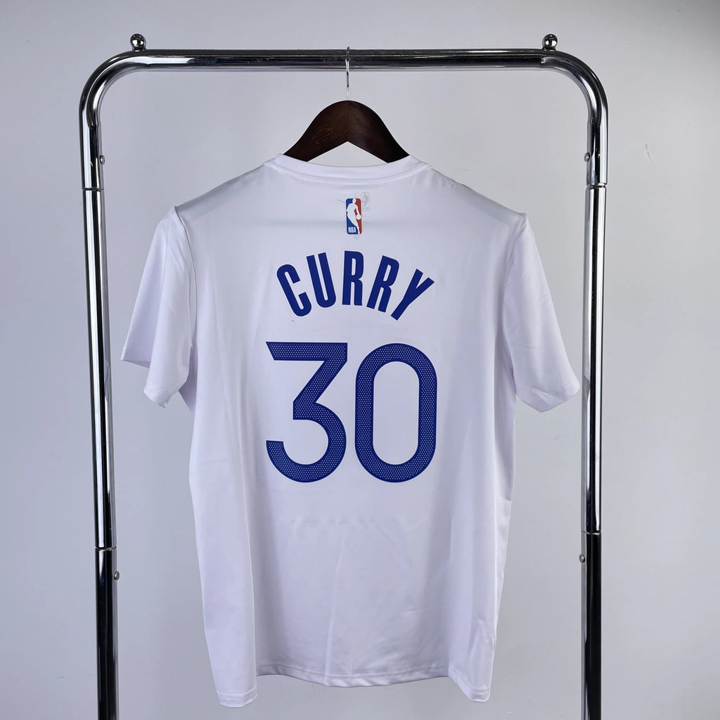 Golden State Warriors #30 White Jersey - View 005
