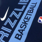 Grizzlies Chest Logo Detail in NavyBlue — Hanging