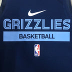 Grizzlies Chest Logo Detail in NavyBlue — Hanging