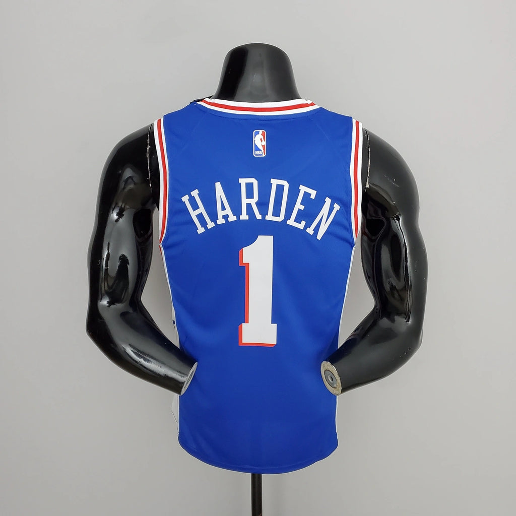 Harden 76ers #1 V-Neck Jersey - View 008