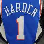Harden 76ers #1 V-Neck Jersey - View 010