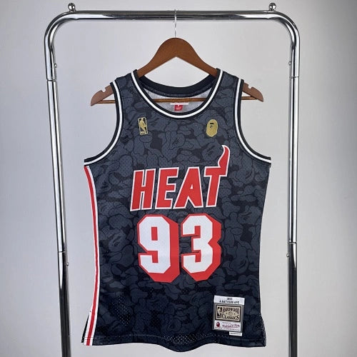 Miami Heat Miami Heat No.93 Swingman Jersey  Black - View 3