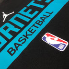 Hornets Fabric Detail in Black — Flatlay