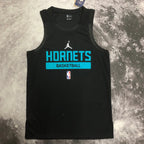 Hornets Front Full View in Black — Flatlay