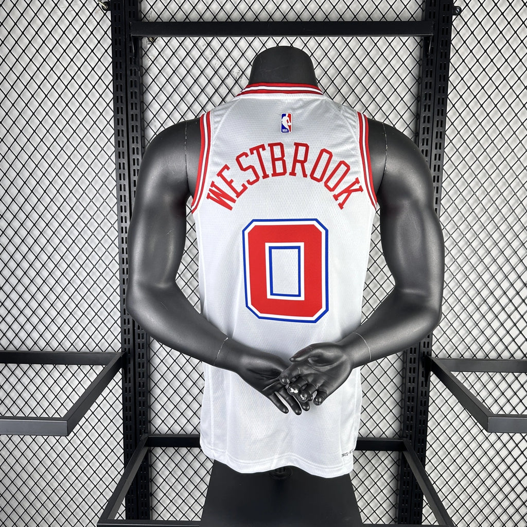 Russell Westbrook No.0 Houston Rockets City Edition Jersey 2025-26 NBA Authentic Swingman Jersey - View 7