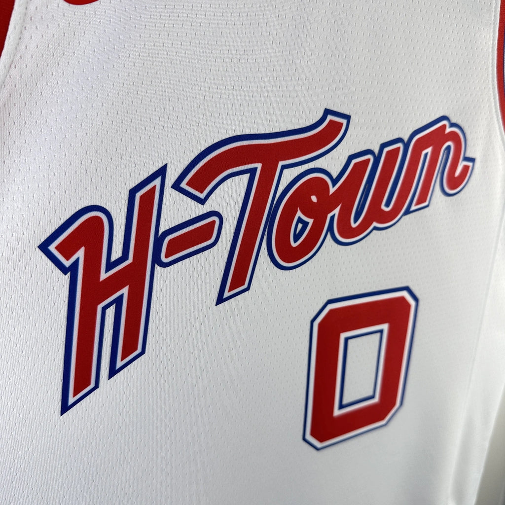 Russell Westbrook No.0 Houston Rockets City Edition Jersey 2025-26 NBA Authentic Swingman Jersey - View 8