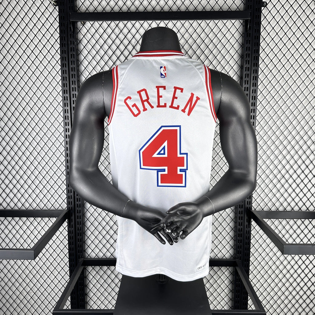 Jalen Green No.4 Houston Rockets City Edition Jersey 2025-26 NBA Authentic Swingman Jersey - View 9