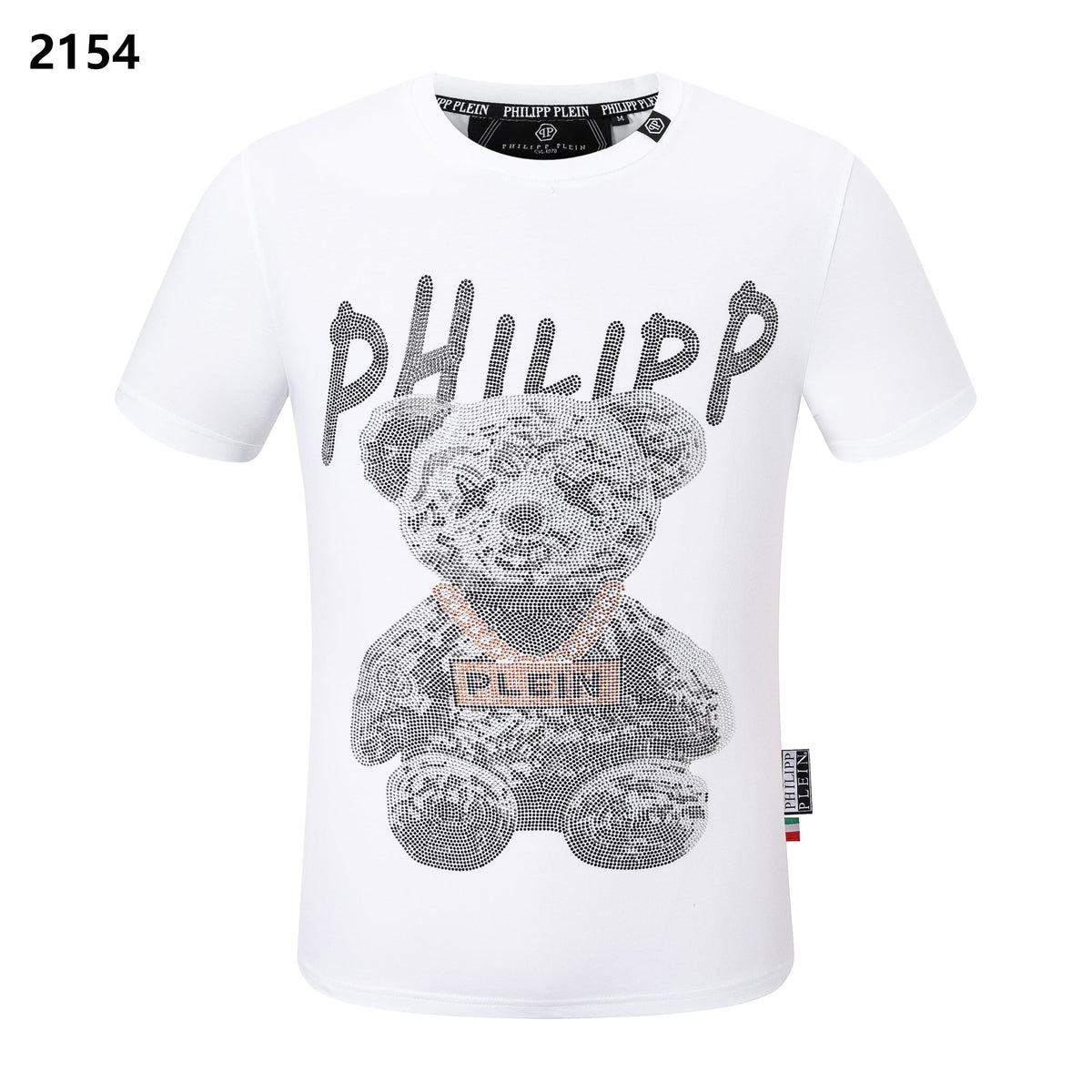 PP Black Streetwear Cotton T-Shirt #61 | Men's Tee