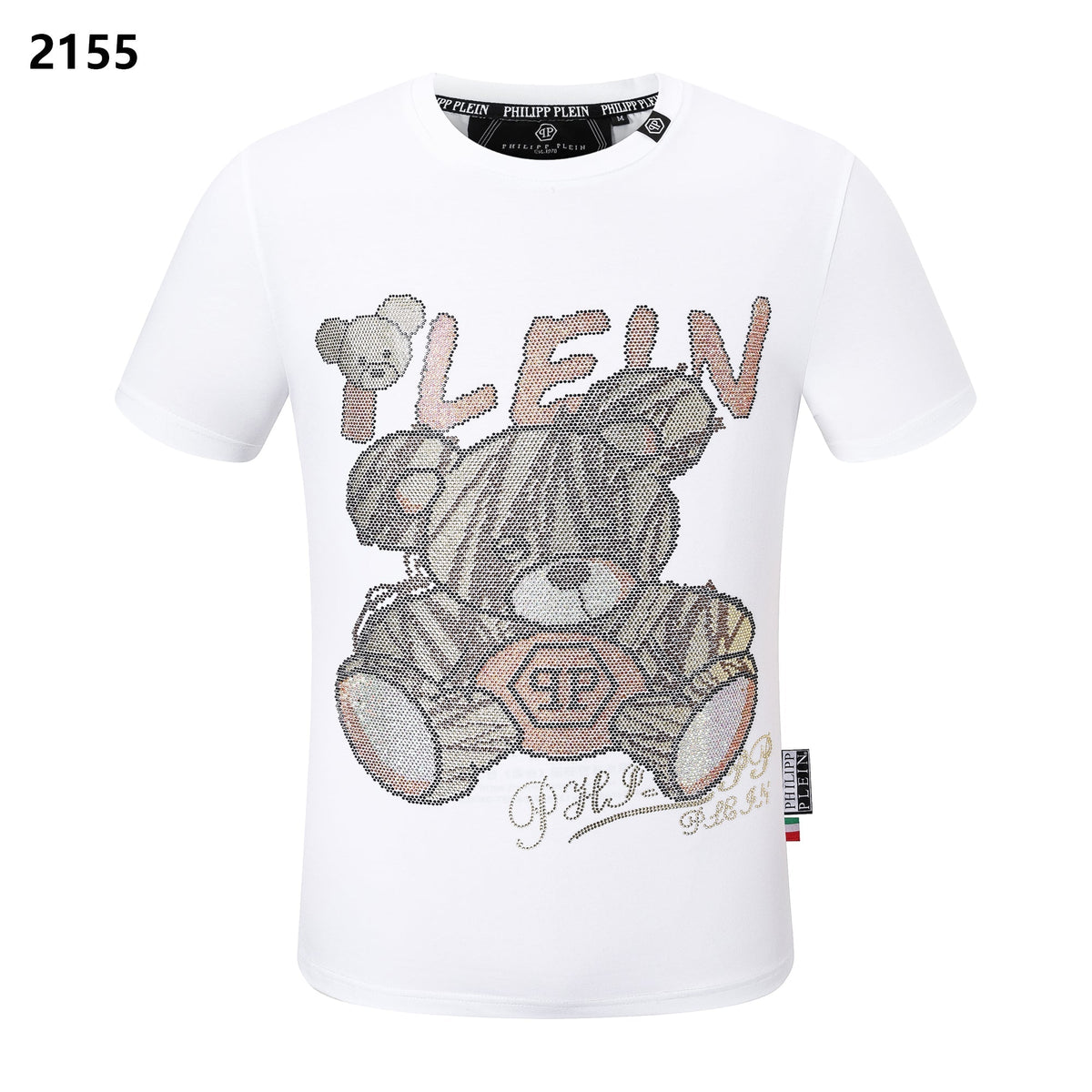 PP Men's Black Cotton Streetwear T-Shirt #62