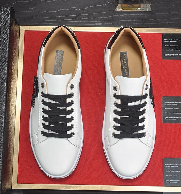 PP White Casual Sneakers #43 | Men's Streetwear