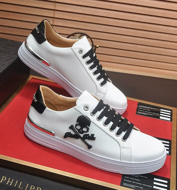 PP White Casual Sneakers #43 | Men's Streetwear
