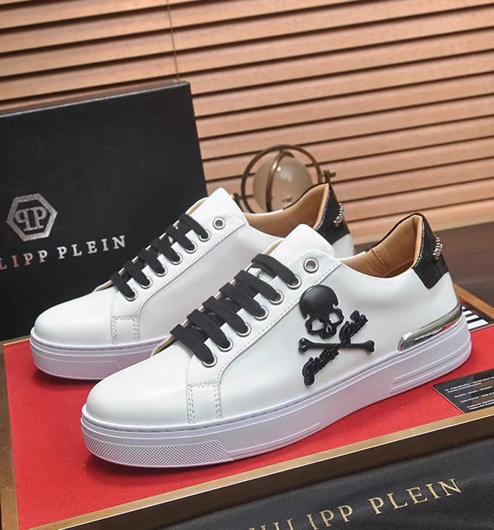 PP White Casual Sneakers #43 | Men's Streetwear