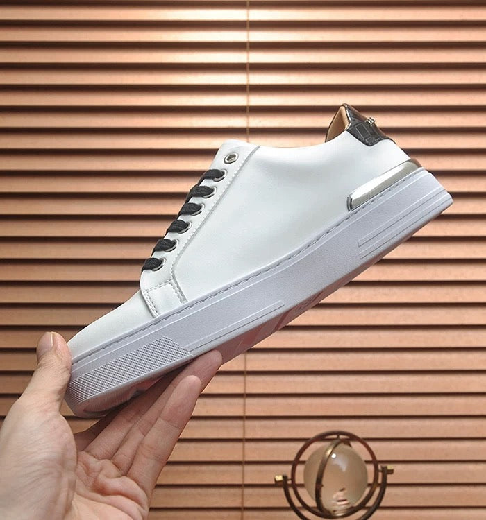 PP White Casual Sneakers #43 | Men's Streetwear