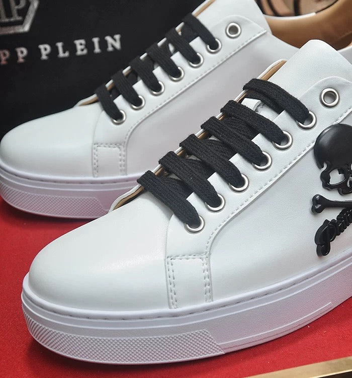 PP White Casual Sneakers #43 | Men's Streetwear