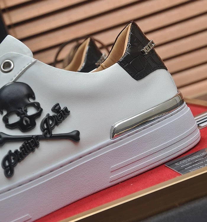 PP White Casual Sneakers #43 | Men's Streetwear