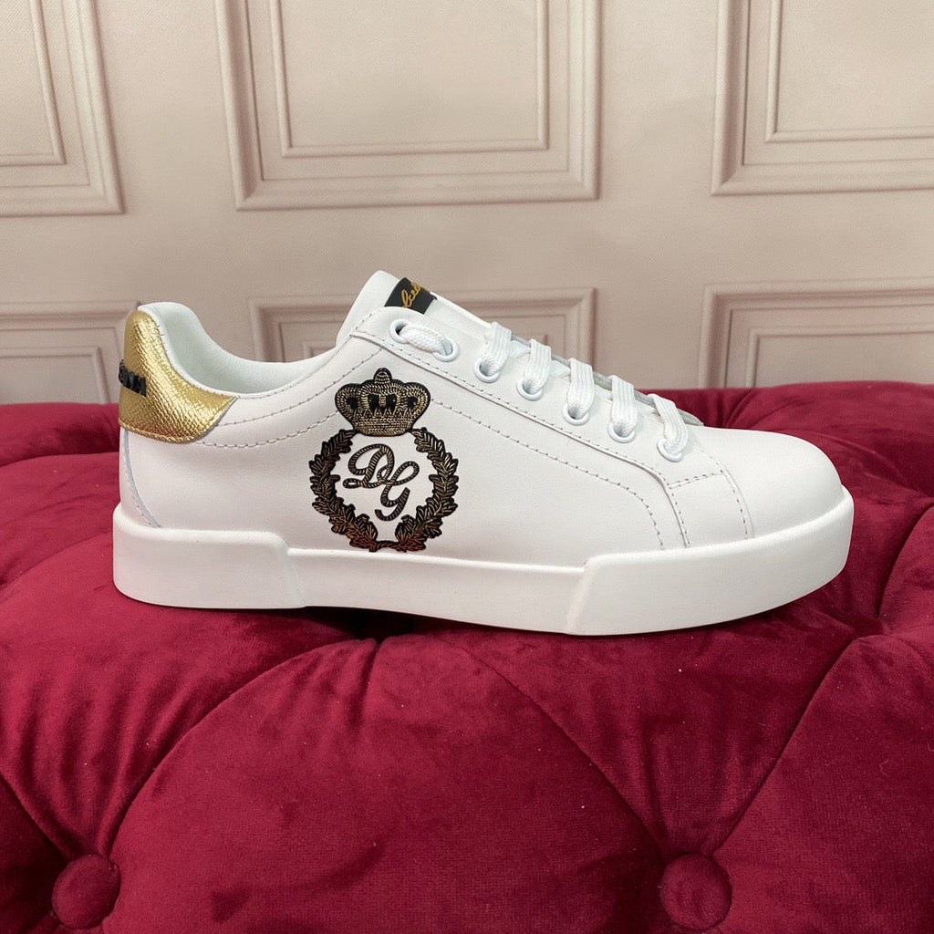White Leather Casual Sneakers #54 | Men's Streetwear