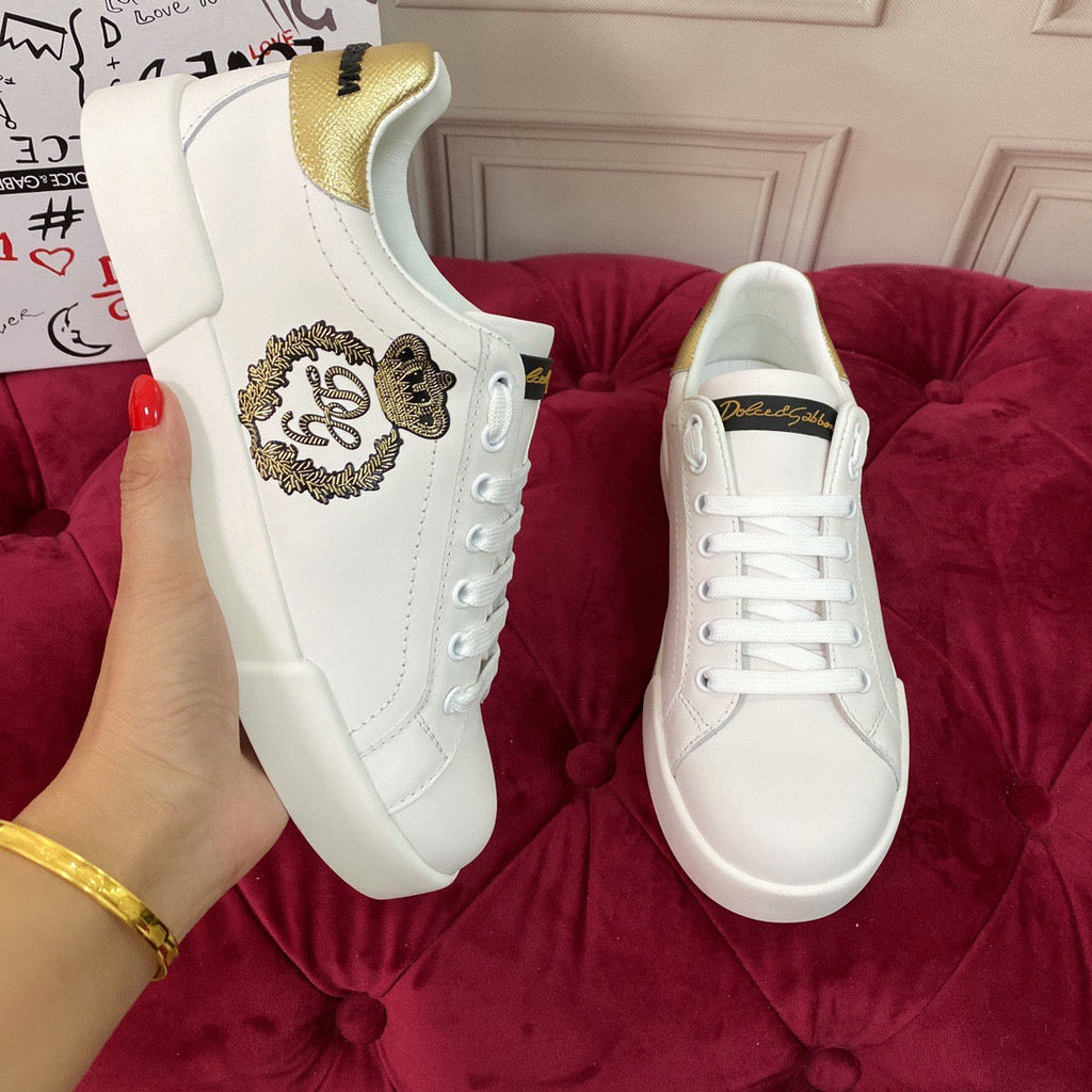 White Leather Casual Sneakers #54 | Men's Streetwear