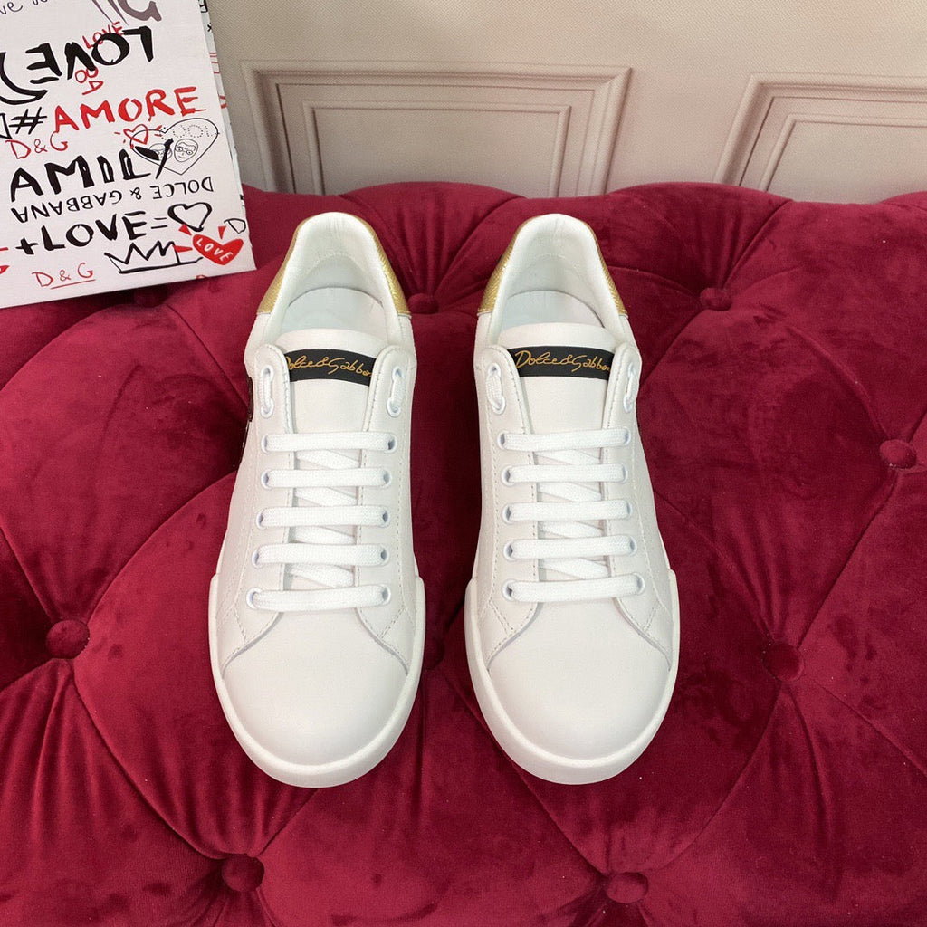 White Leather Casual Sneakers #54 | Men's Streetwear