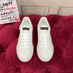 White Leather Casual Sneakers #54 | Men's Streetwear