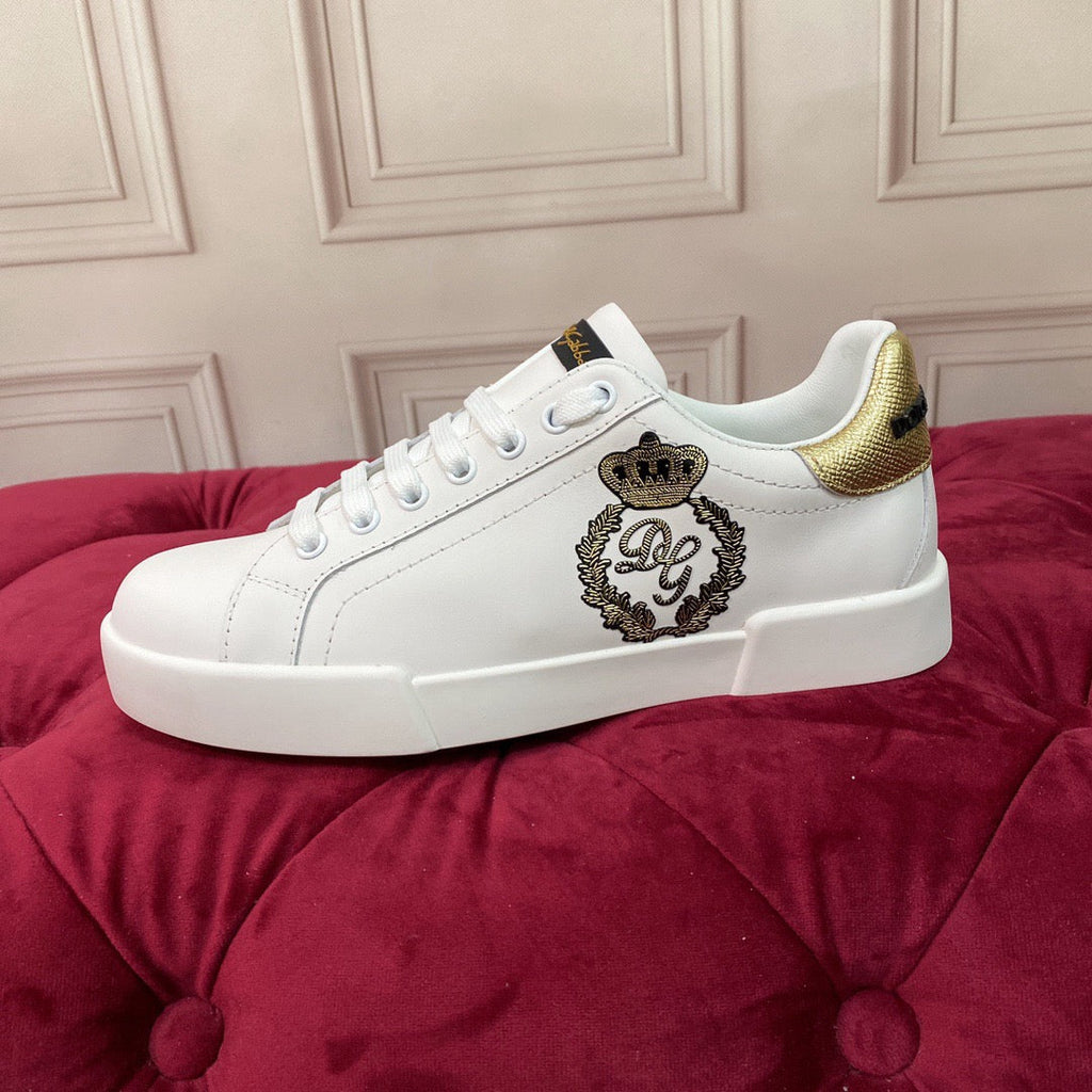 White Leather Casual Sneakers #54 | Men's Streetwear