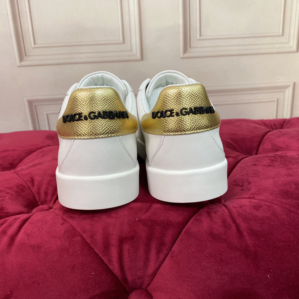 White Leather Casual Sneakers #54 | Men's Streetwear