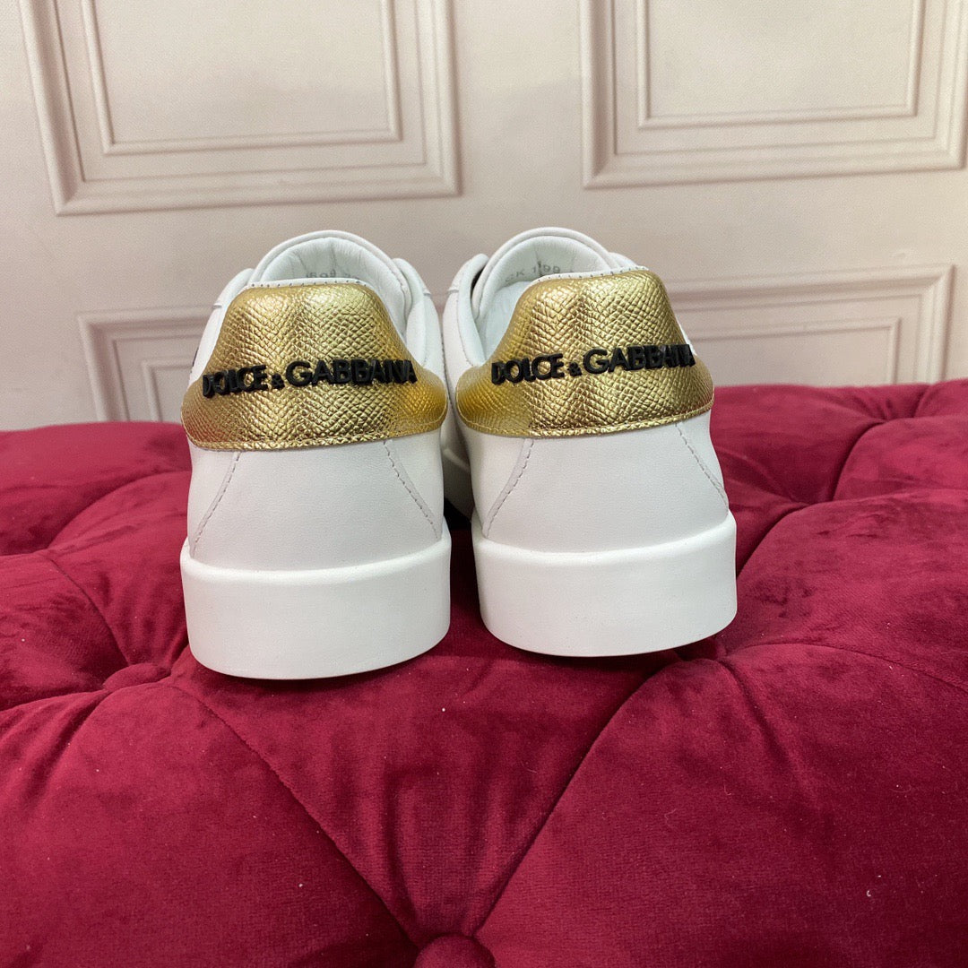 White Leather Casual Sneakers #54 | Men's Streetwear