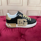 Black Leather Casual Sneakers #4 | Men's Streetwear