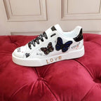 White Leather Casual Sneakers #7 | Men's Streetwear