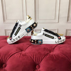 White Leather Casual Sneakers #8 | Men's Streetwear