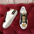 White Leather Casual Sneakers #8 | Men's Streetwear