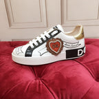 White Leather Casual Sneakers #7 | Men's Streetwear