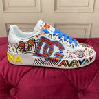 White Leather Casual Sneakers #10 | Men's Streetwear