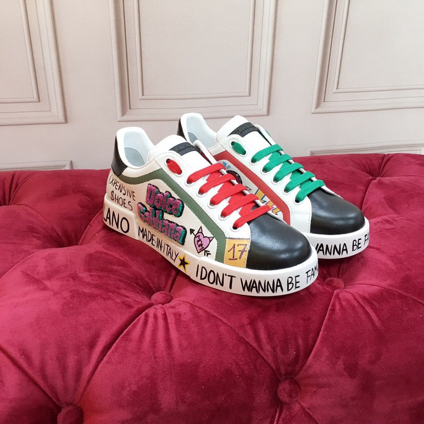 White Leather Casual Sneakers #17 | Men's Streetwear