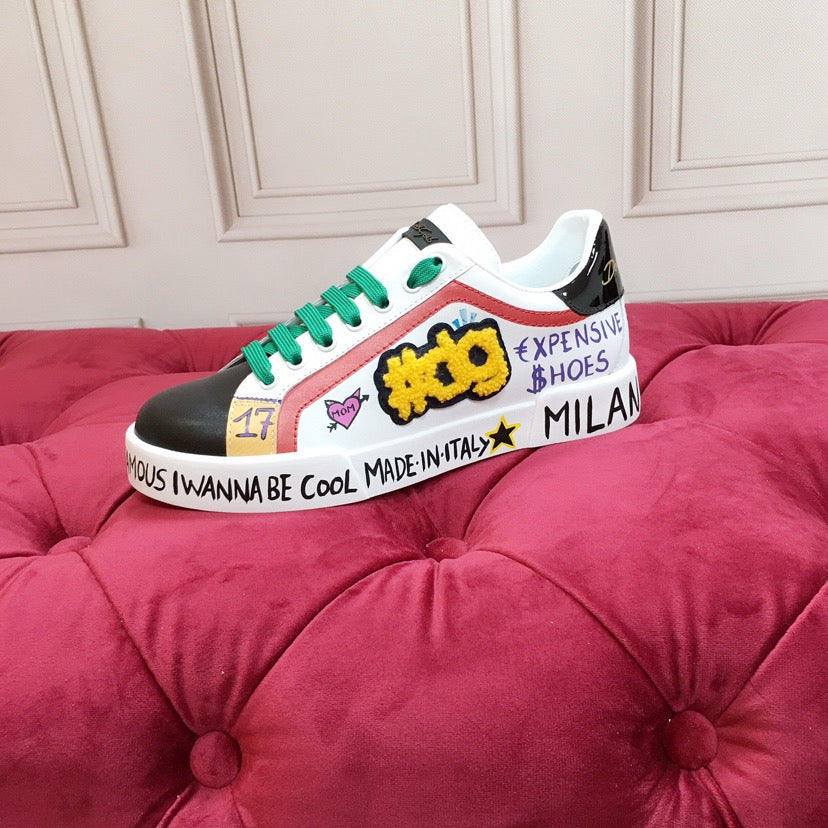 White Leather Casual Sneakers #17 | Men's Streetwear