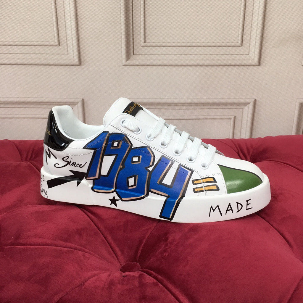 White Leather Casual Sneakers #17 | Men's Streetwear