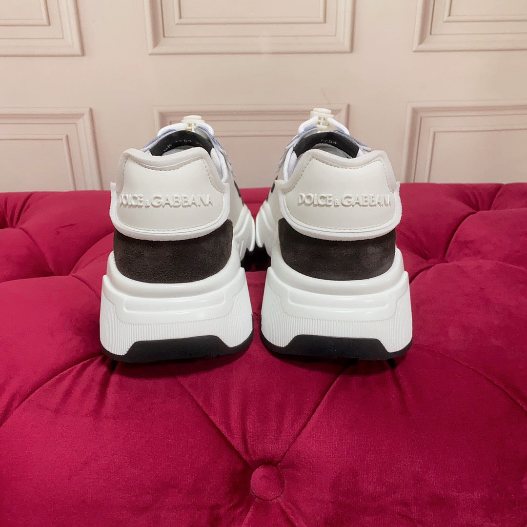Blue Leather Casual Sneakers #32 | Men's Streetwear