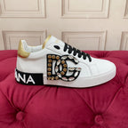 2026 Premium Leather Casual Sneakers - Designer Unisex Shoes in 4 Styles