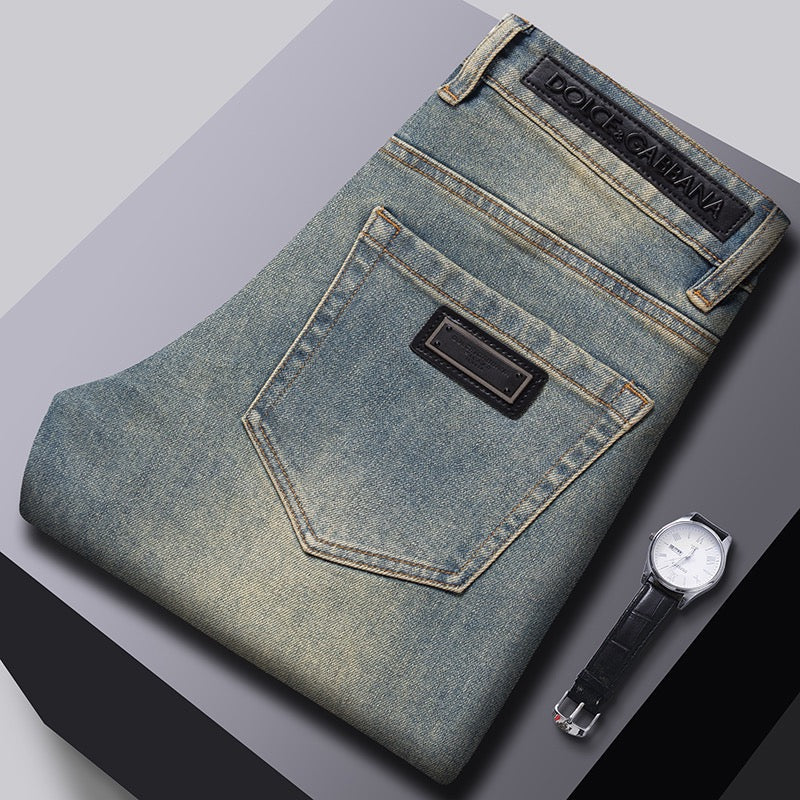D*G Light Blue Washed Jeans | Men's Streetwear