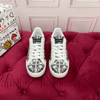 2026 Premium Leather Casual Sneakers - Designer Unisex Shoes in 2 White Styles