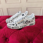 2026 Premium Leather Casual Sneakers - Designer Unisex Shoes in 2 White Styles