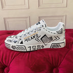 2026 Premium Leather Casual Sneakers - Designer Unisex Shoes in 2 White Styles