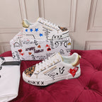 White Leather Casual Sneakers #49 | Men's Streetwear