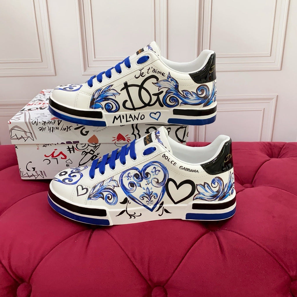 White Leather Casual Sneakers #56 | Men's Streetwear