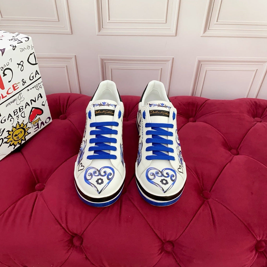 White Leather Casual Sneakers #56 | Men's Streetwear