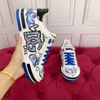White Leather Casual Sneakers #56 | Men's Streetwear