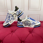 White Leather Casual Sneakers #56 | Men's Streetwear