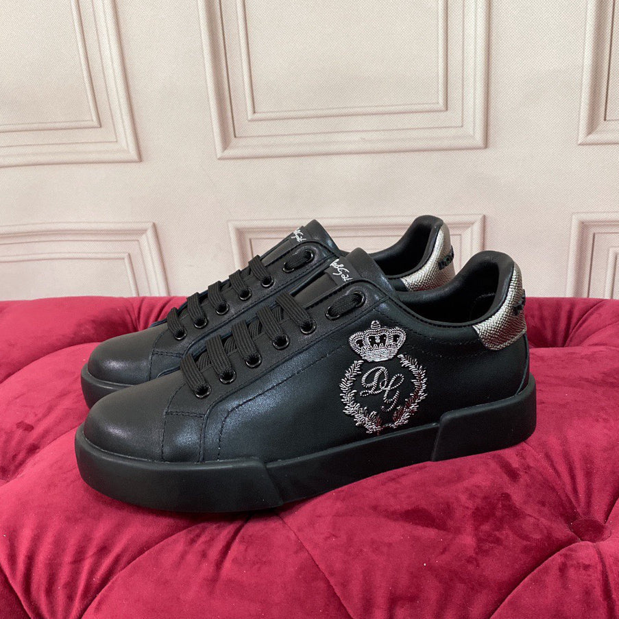 White Leather Casual Sneakers #54 | Men's Streetwear