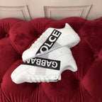 White Leather Casual Sneakers #52 | Men's Streetwear