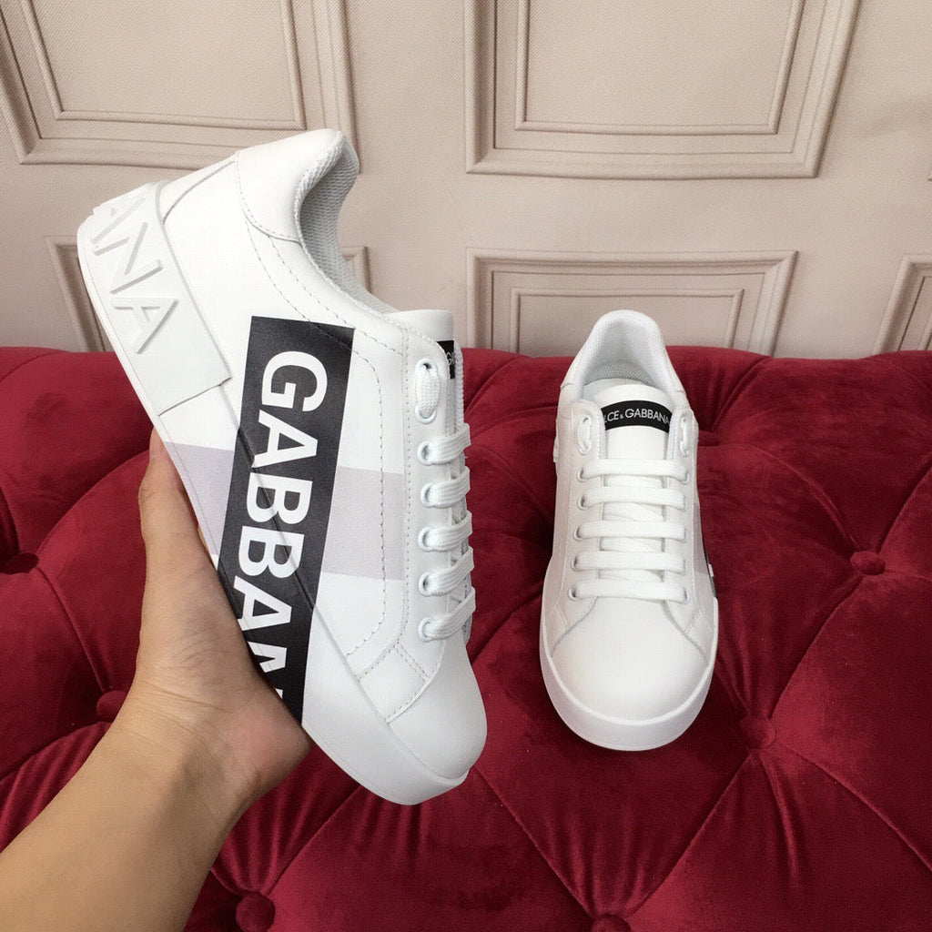 White Leather Casual Sneakers #52 | Men's Streetwear